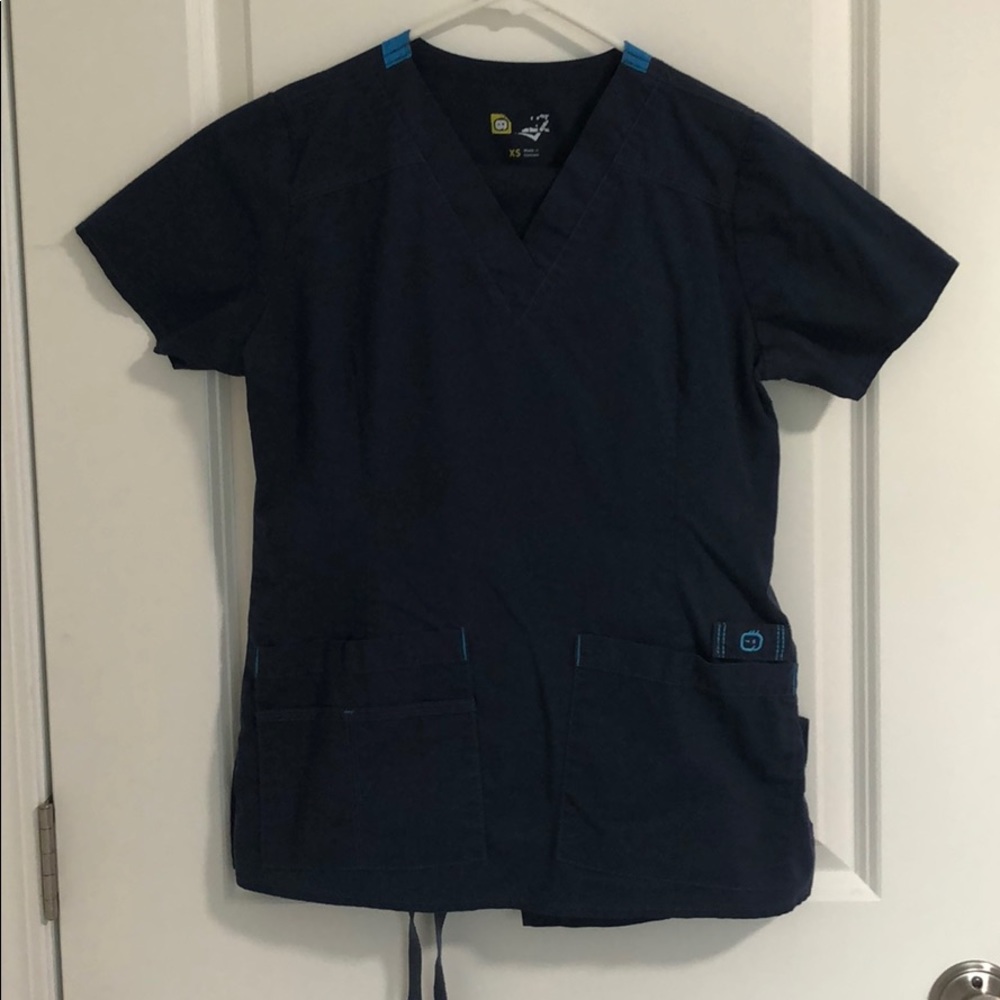 Navy scrub set